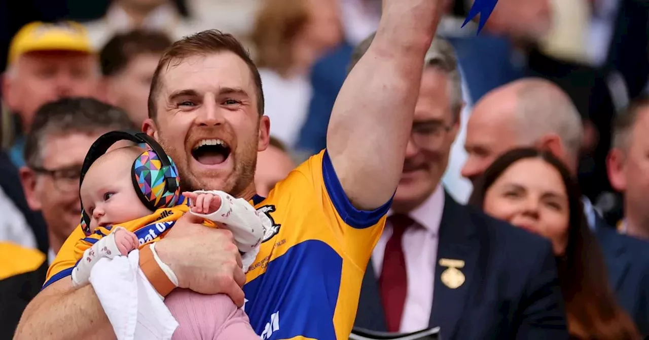 Clare star lifts Liam MacCarthy Cup with baby daughter following final win