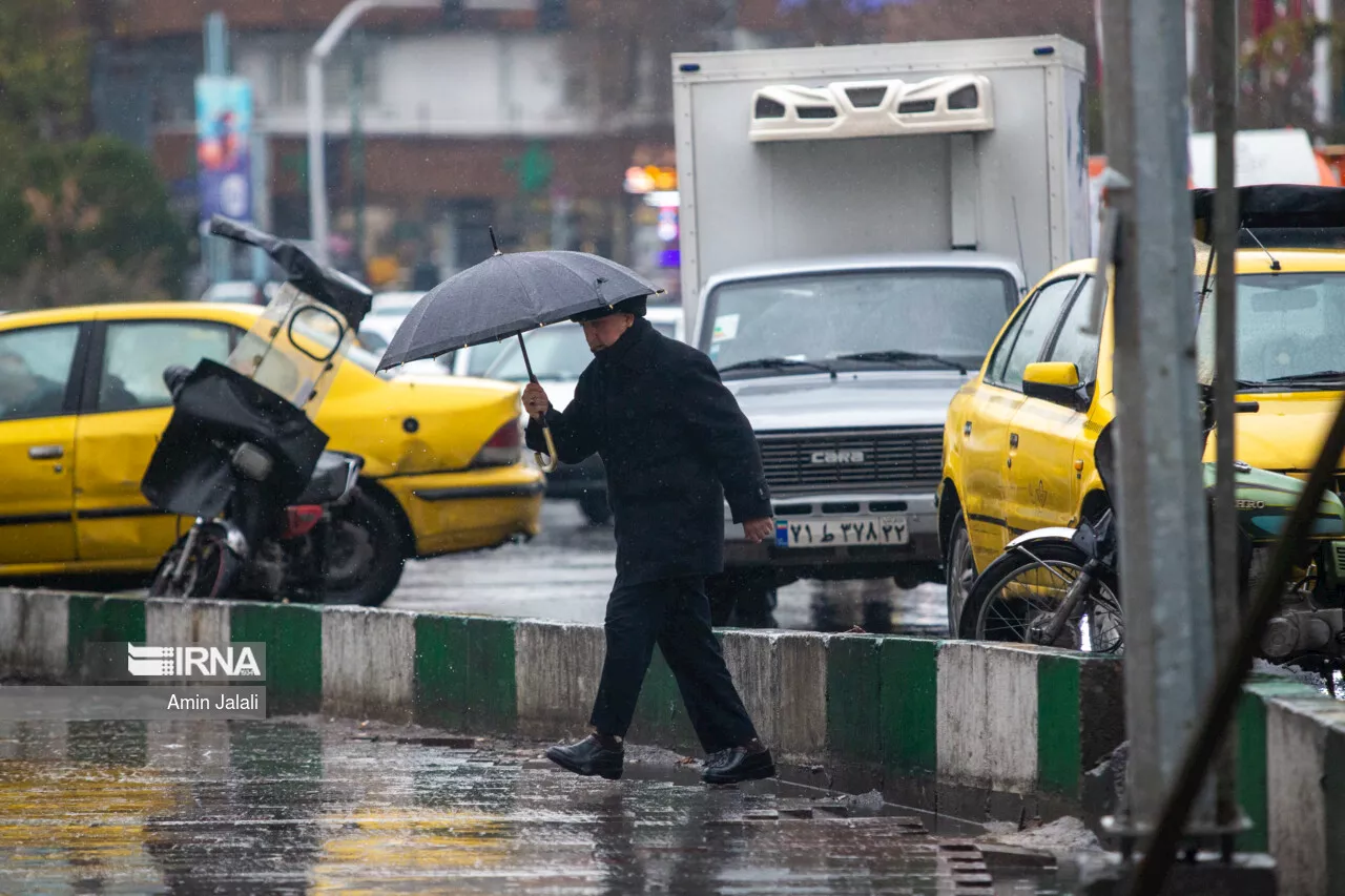 رگبار باران در ۱۵ استان کشور