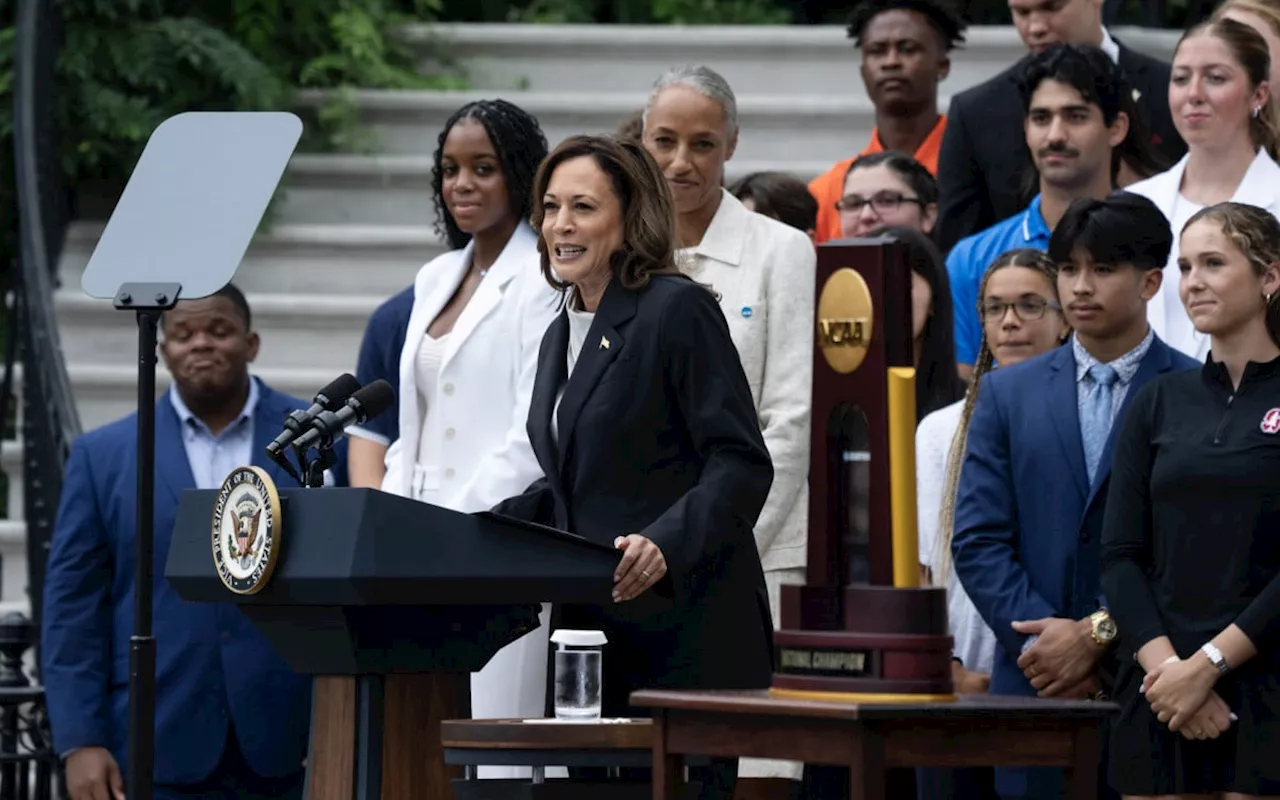 EUA: Kamala Harris exalta Biden no primeiro discurso público após democrata desistir da reeleição