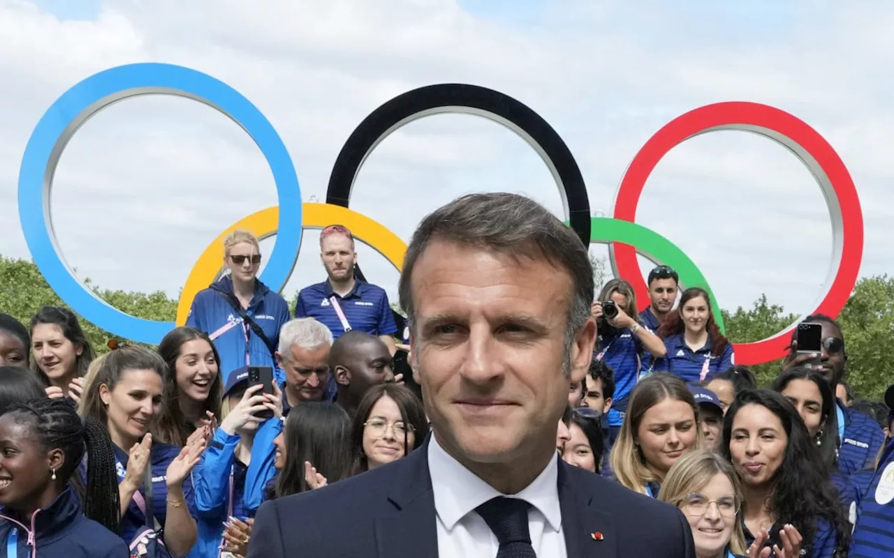 Presidente visita Vila Olímpica e vê França 'pronta' para sediar os Jogos de Paris