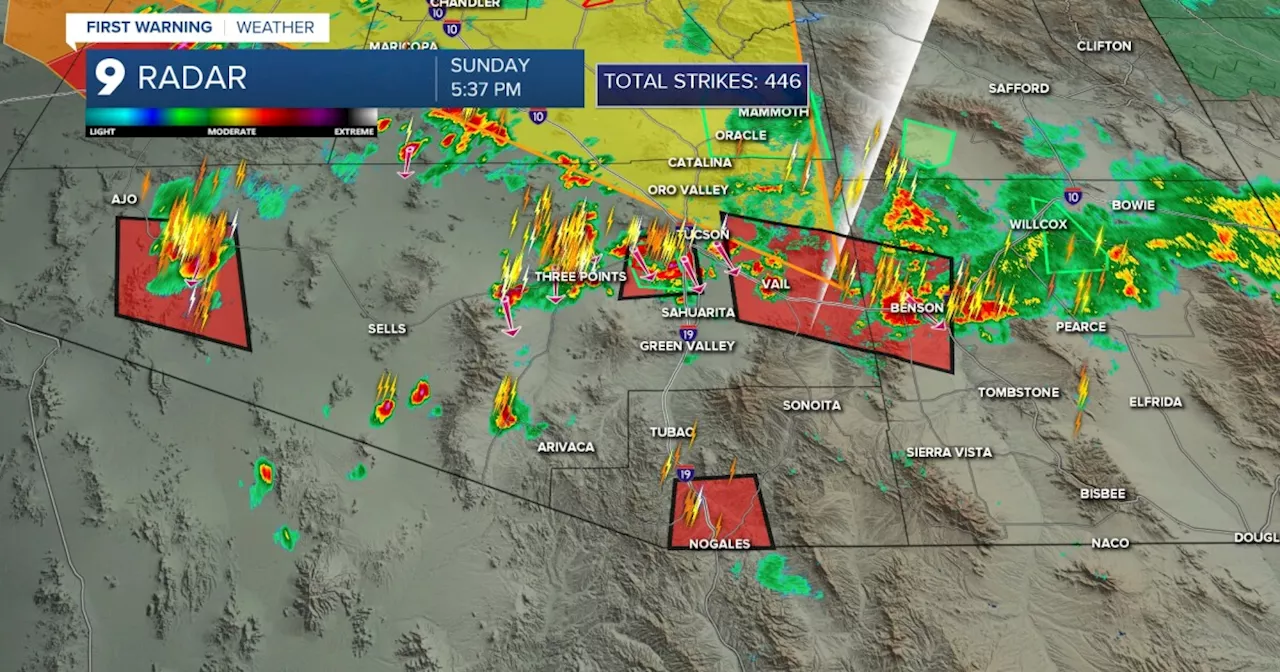 Live Updates: Severe weather moves into Tucson area