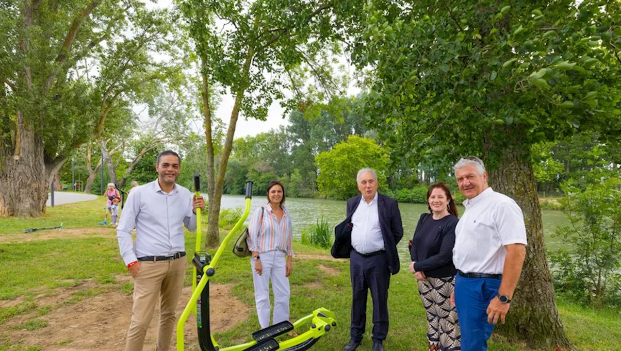 Carcassonne. Une aire de fitness au Païcherou