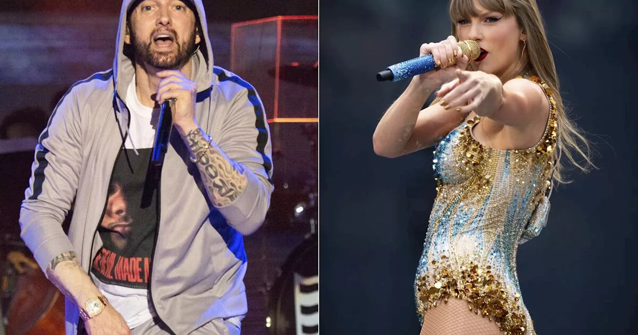 Eminem pone fin al histórico reinado de álbum de Taylor Swift