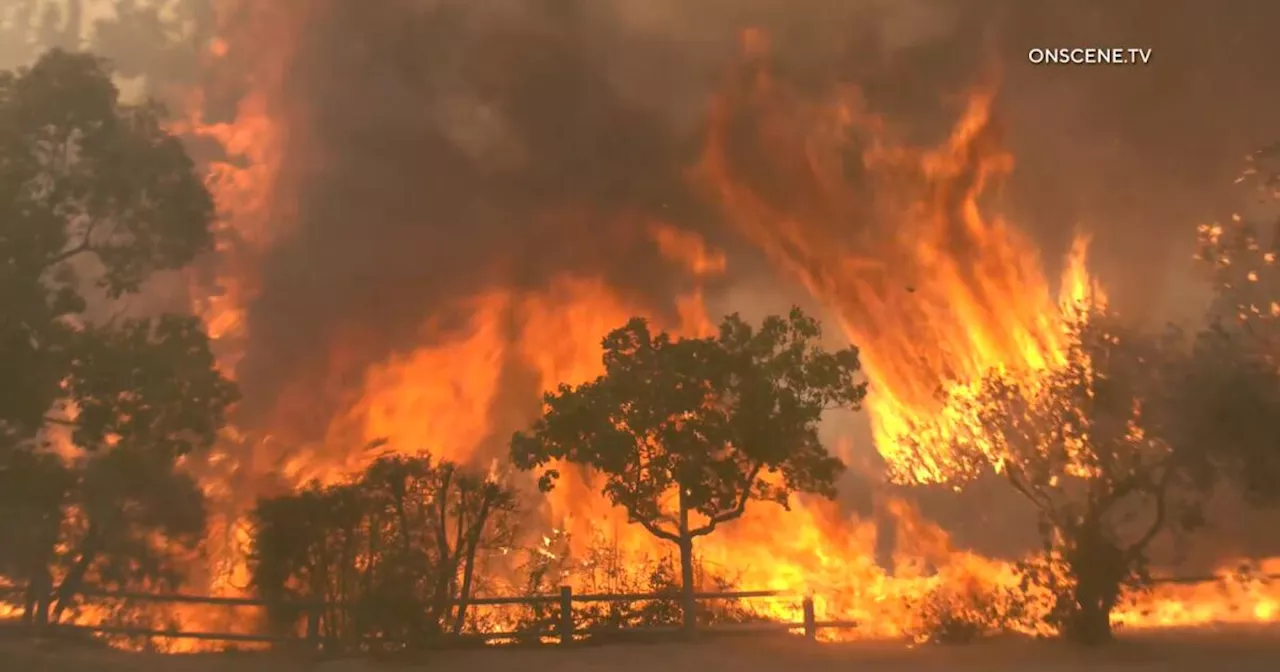 Hawarden fire burns homes, forces residents to flee in Riverside County