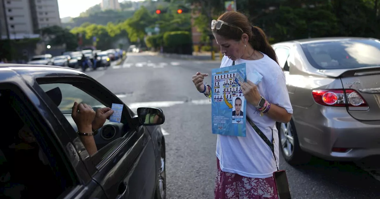 Venezuelan opposition voters band to safeguard election, warning of the ruling party's tricks