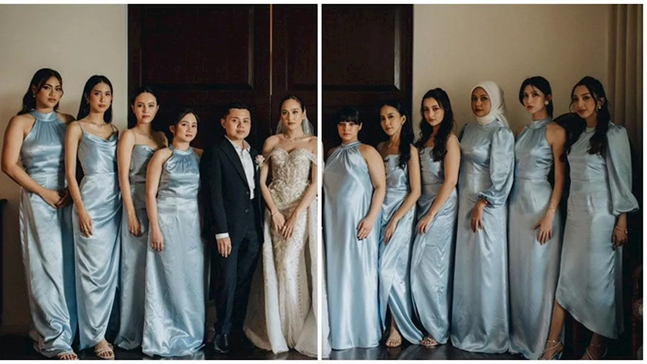 6 Potret Bridesmaids Salshabilla Adriani, Kompak Sejak Bridal Shower hingga Resepsi