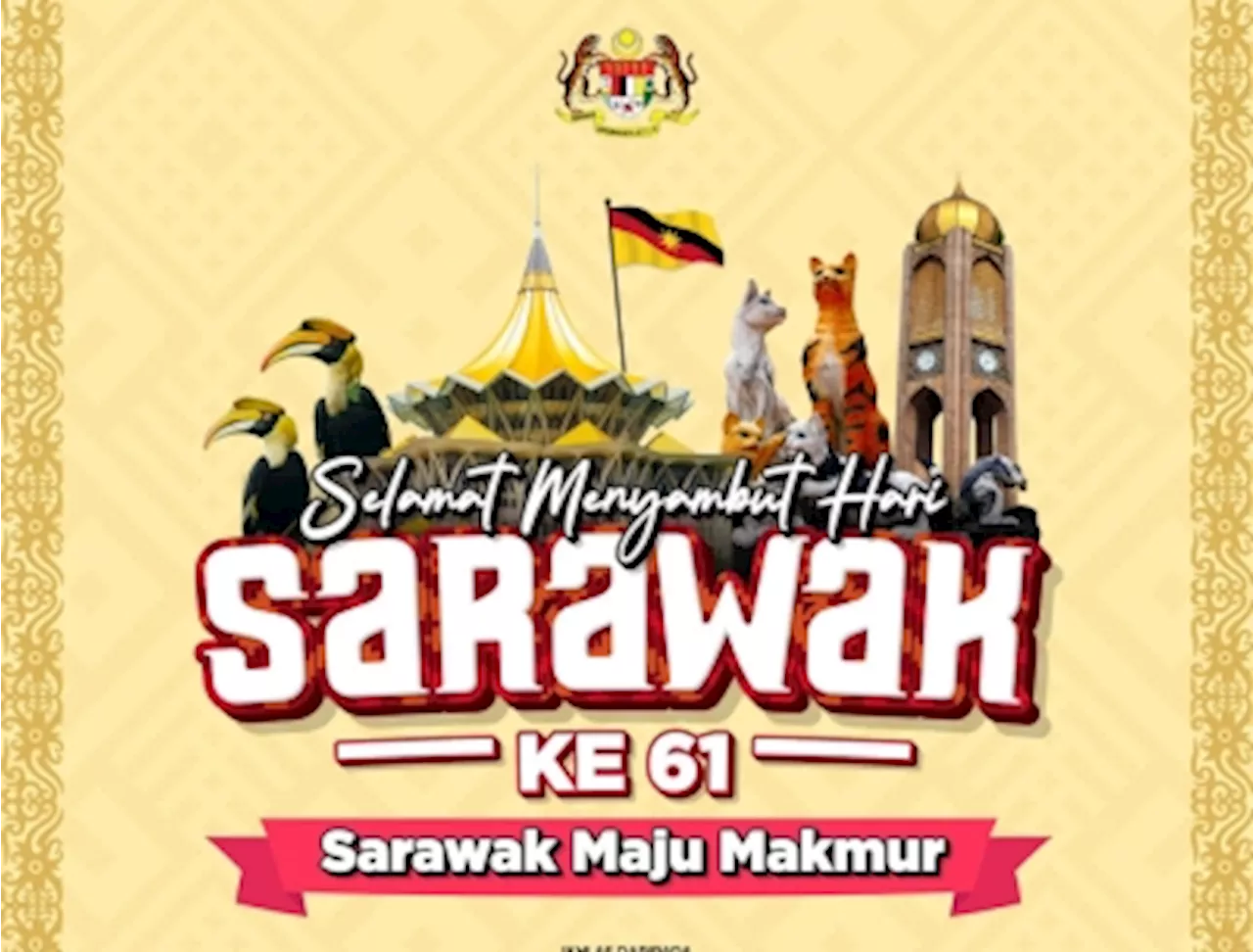 On 61st anniversary today, DPM Fadillah leads federal ministers in extending Sarawak Day greetings