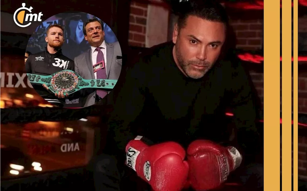 De La Hoya estalla con CMB por omisión de Canelo a Benavidez: 'Sus órdenes no significan nada'