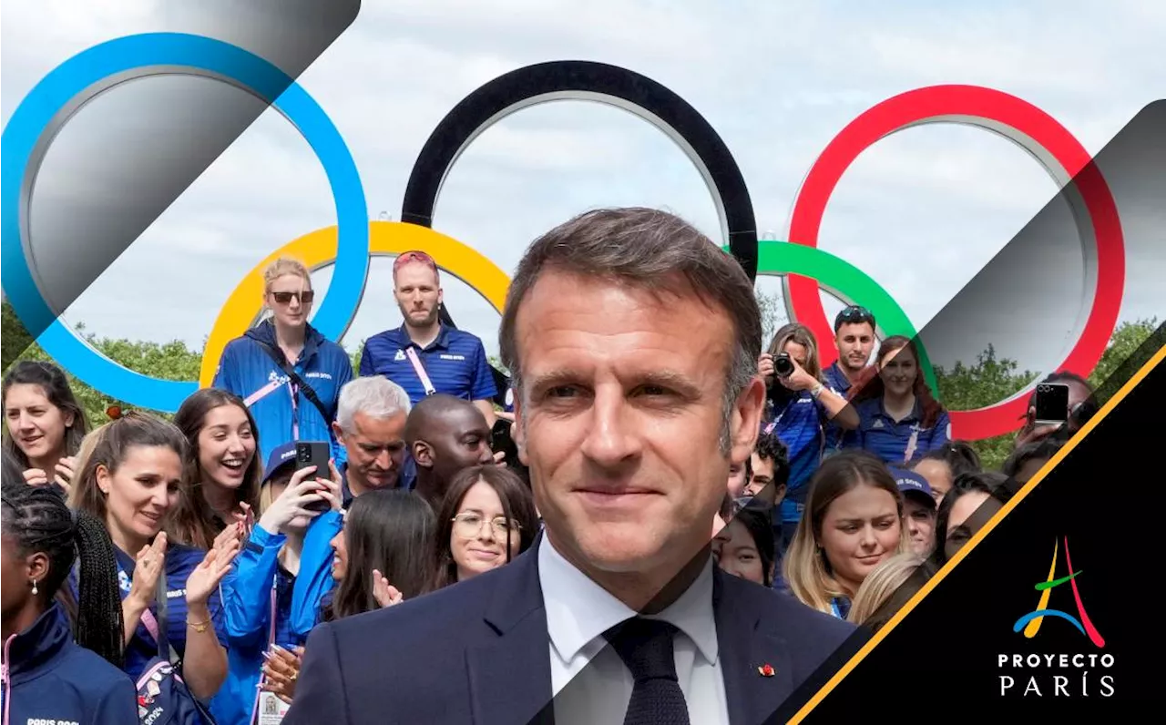 Emmanuel Macron asegura que Francia 'está lista' para los Juegos Olímpicos París 2024