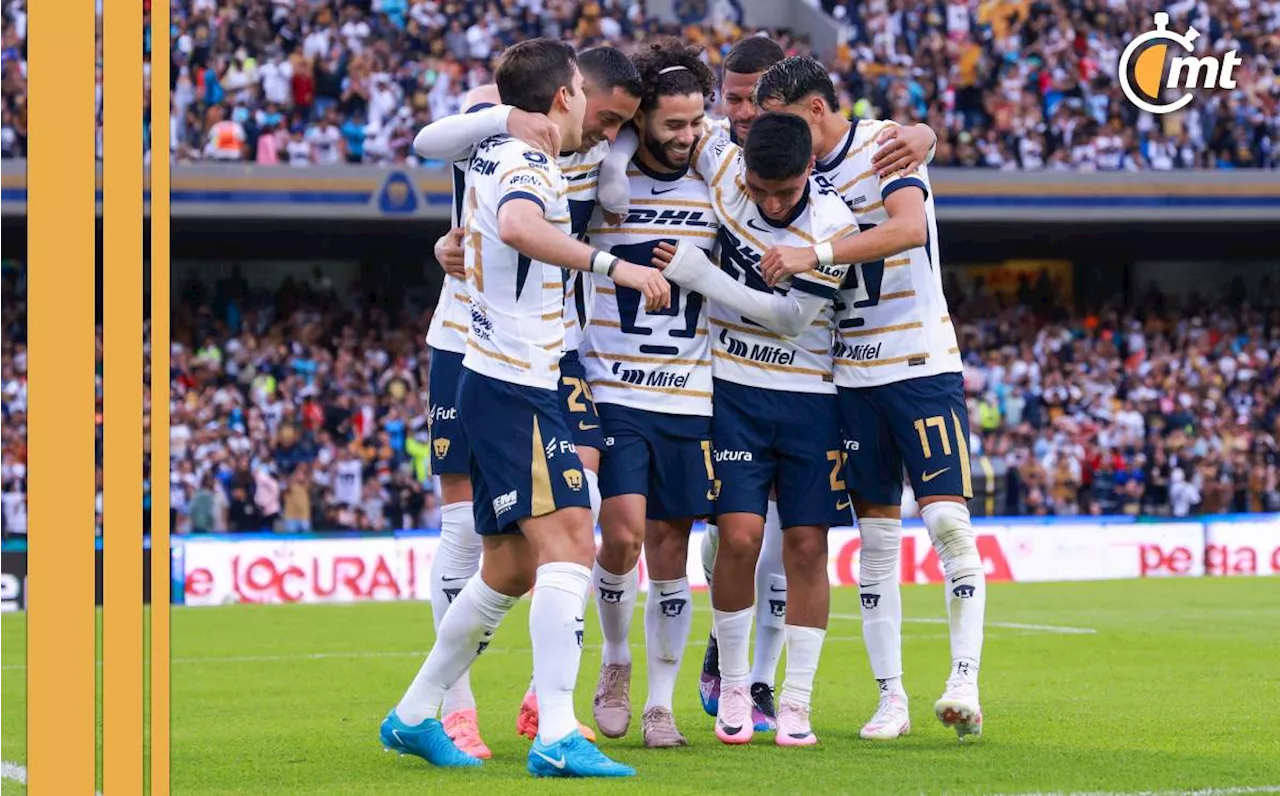 Pumas dominó a Pachuca en el Olímpico Universitario previo a la Leagues Cup