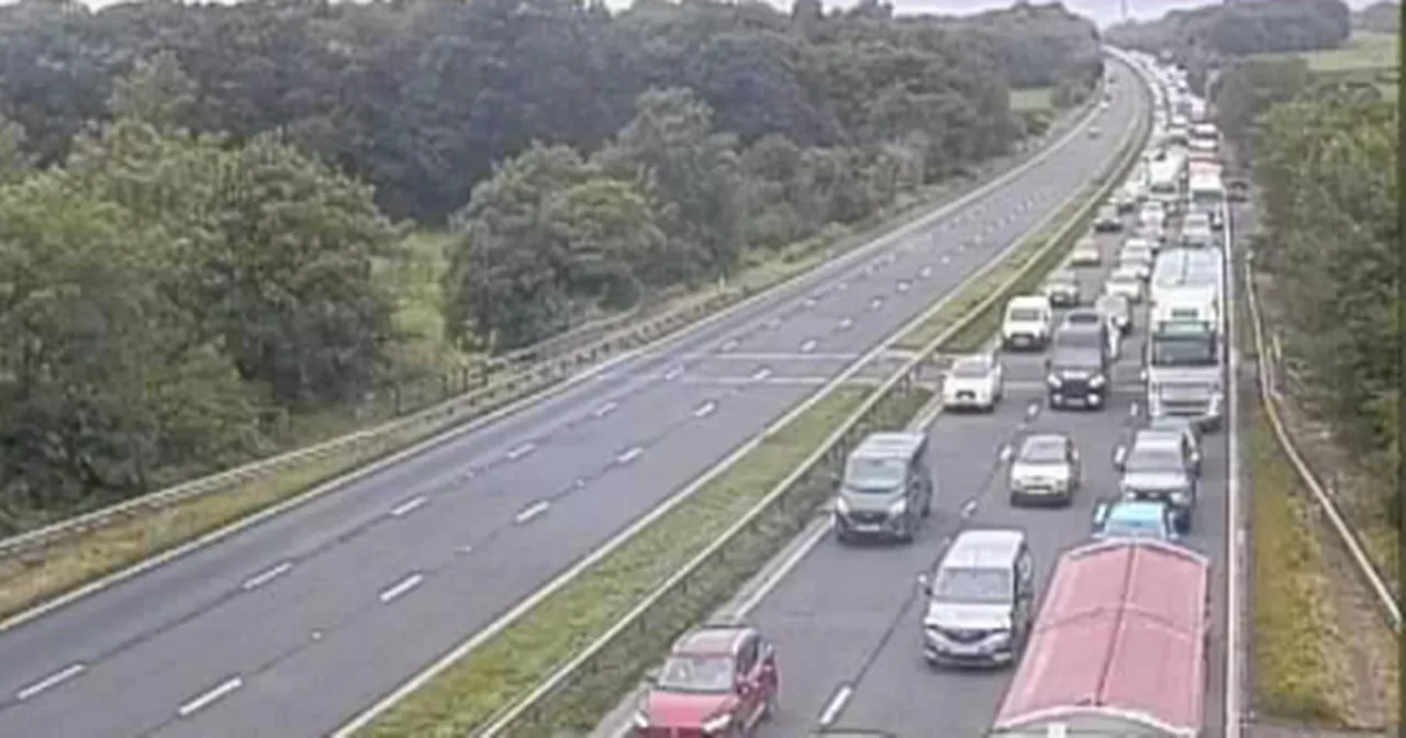 LIVE M6 closed in both directions after crash as police warn delays to ...