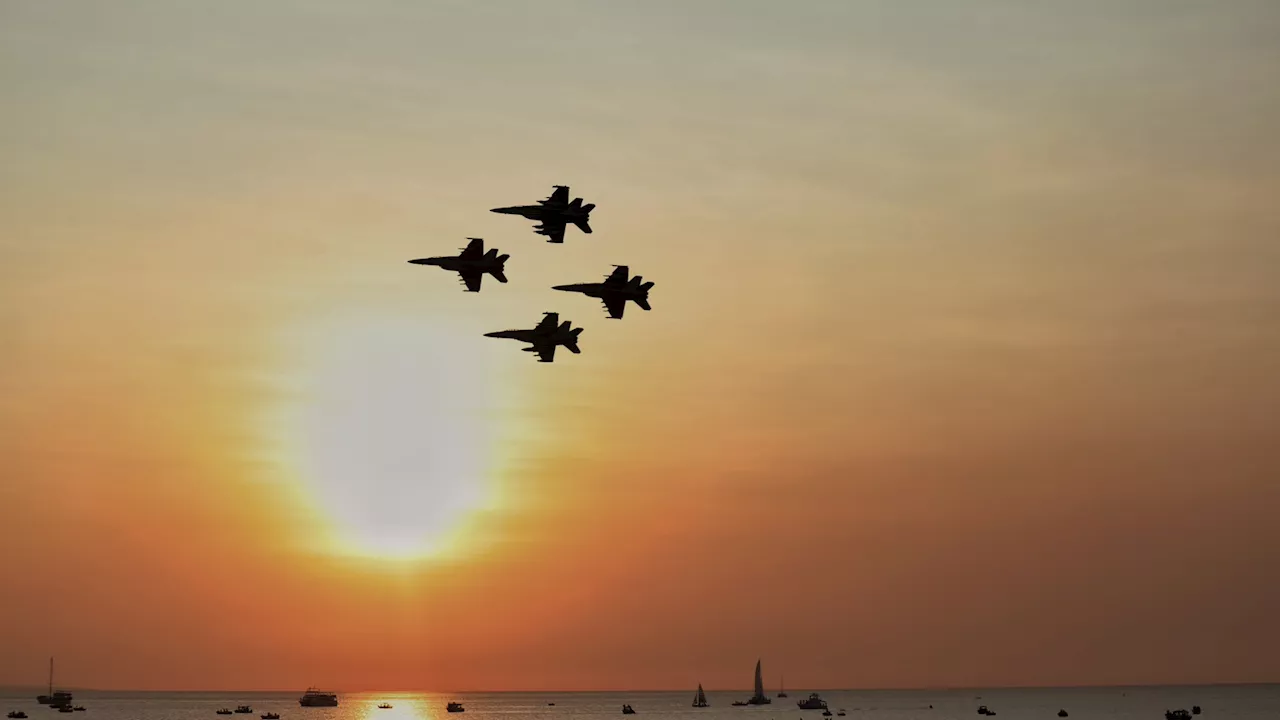 Philippine jet fighters join Mindil Beach Flypast in Australia