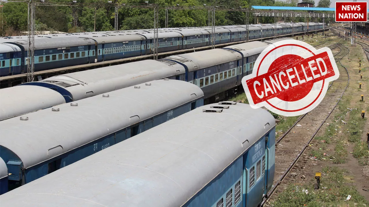 Train Cancelled: इन रूट्स की दर्जनों ट्रेनें 5 अगस्त तक कैंसिल, रेलवे ने जारी लिस्ट