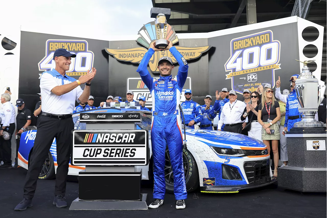 NASCAR News: Kyle Larson Beams After 'Full Circle' Moment At Brickyard 400