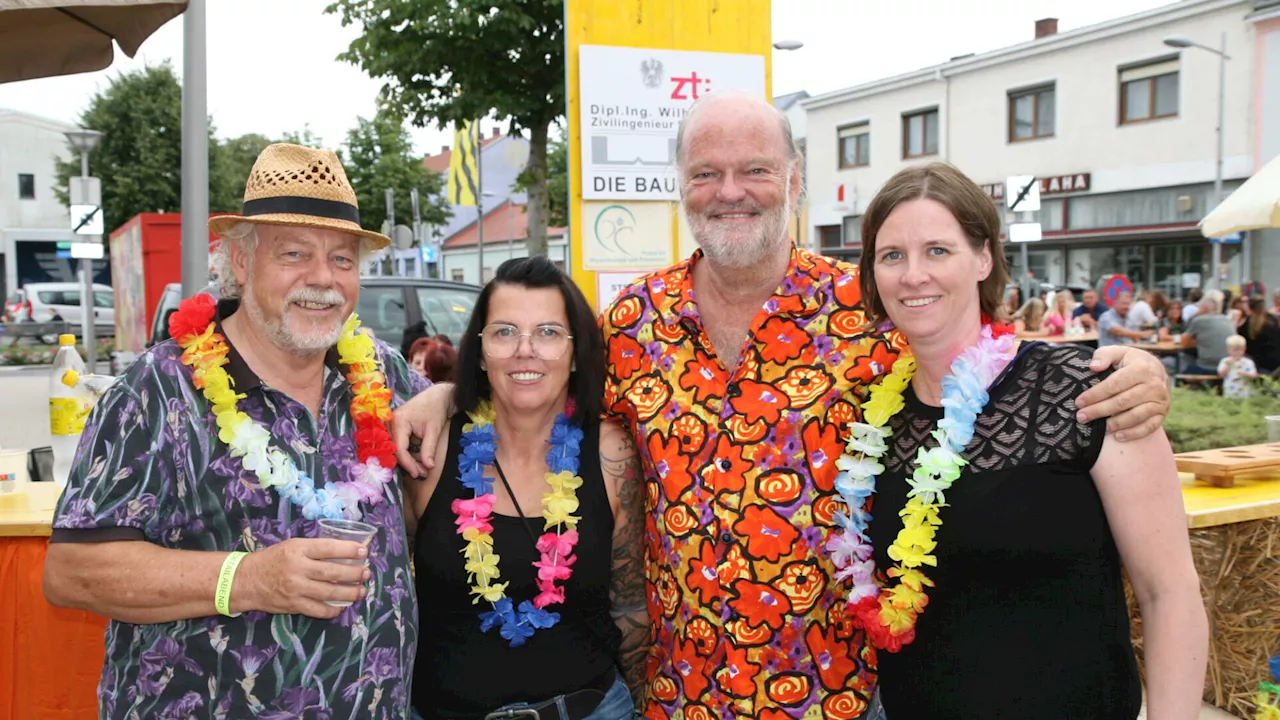 Karibikfeeling und Reggaemusik am Hauptplatz in Gramatneusiedl