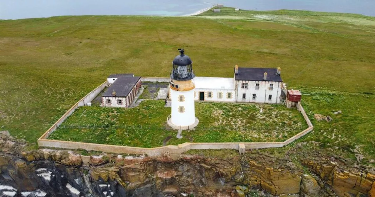 Lighthouse 'home' on uninhabited island could be yours for £80K