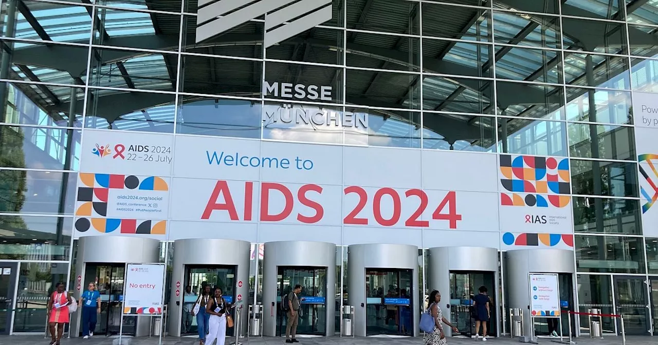 Aids-Konferenz in München - Eröffnung mit Scholz