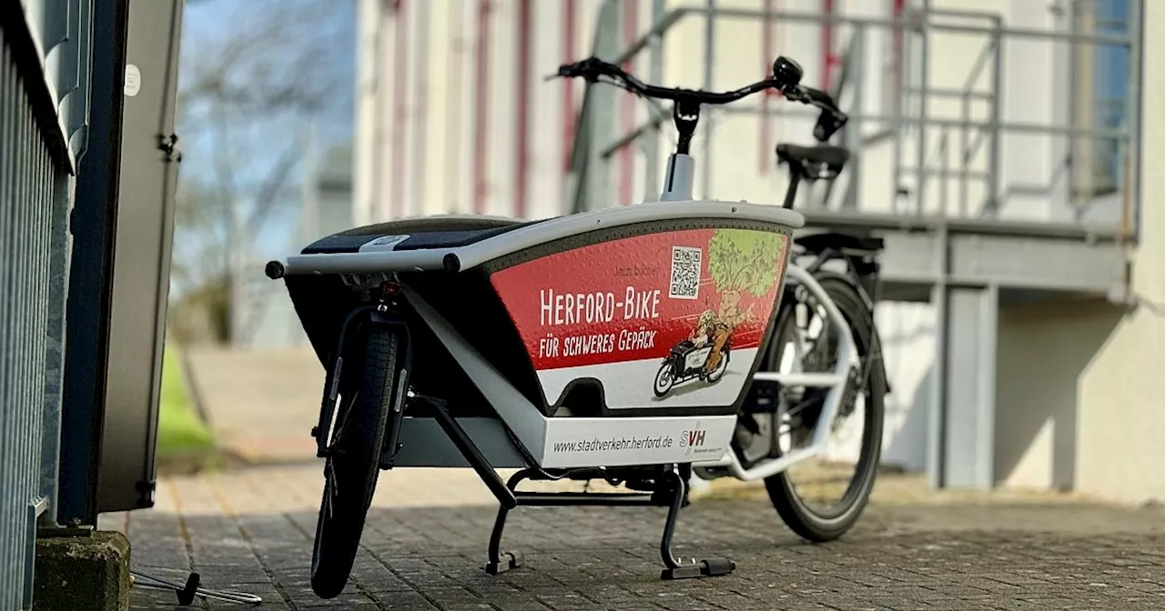 E-Lastenrad statt Auto: Herforder Familie für Mobilitätsexperiment gesucht