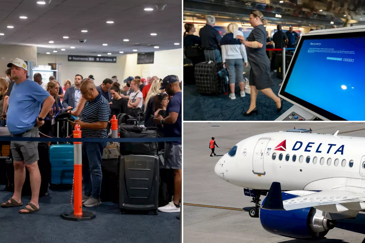 Delta cancels whopping 700 flights on Monday in wake of outage as other airlines recover