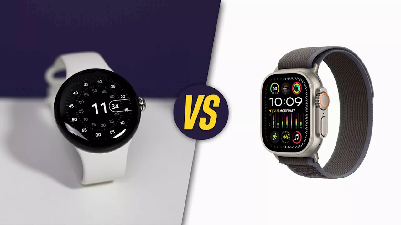 Google Pixel Watch XL vs Apple Watch Ultra 3