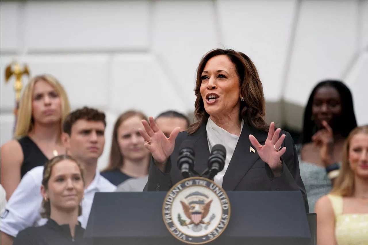 Kamala Harris exalta legado de Joe Biden após desistência dele à reeleição