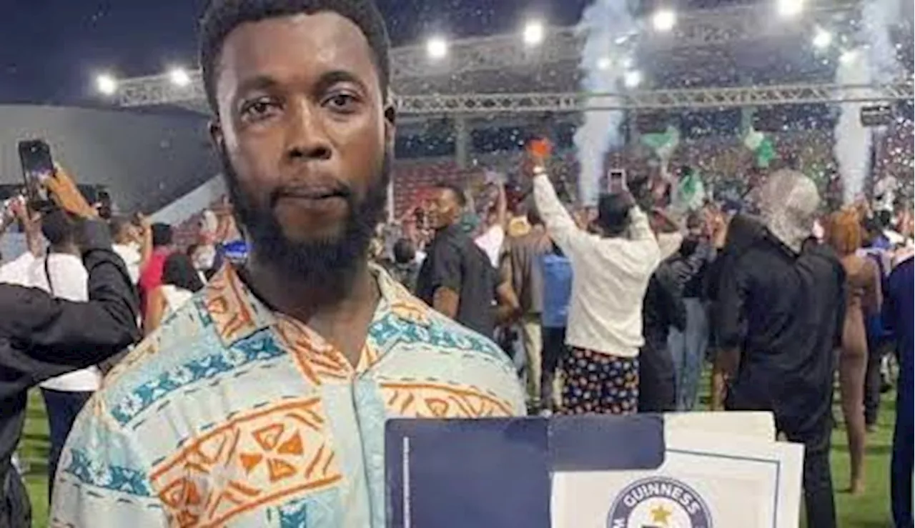 Nigerian man twerks for over 3 hours, sets new Guinness World Record