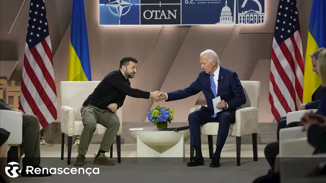 Zelensky agradece a Joe Biden 'apoio inabalável à Ucrânia'