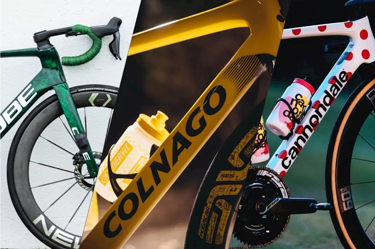 The history-making bikes of the 2024 Tour de France: check out these special yellow, green, polka dot and white bikes