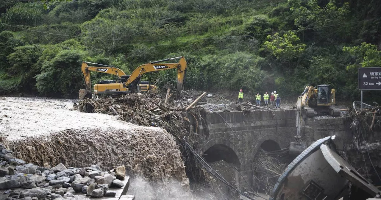 China: Mindestens 25 Tote nach Überschwemmungen und Brückeneinsturz