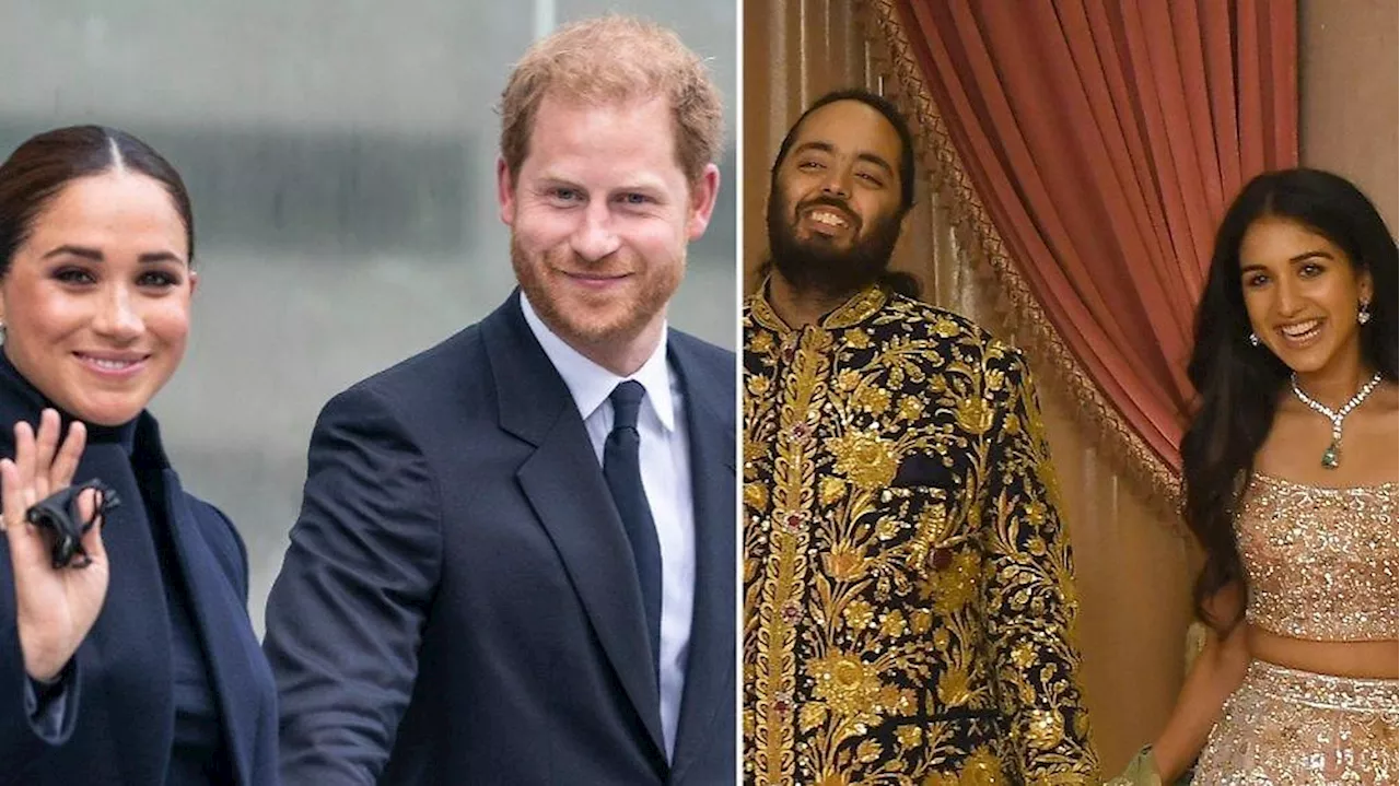 Indiens Mega-Paar könnte Harry und Meghan nach England locken