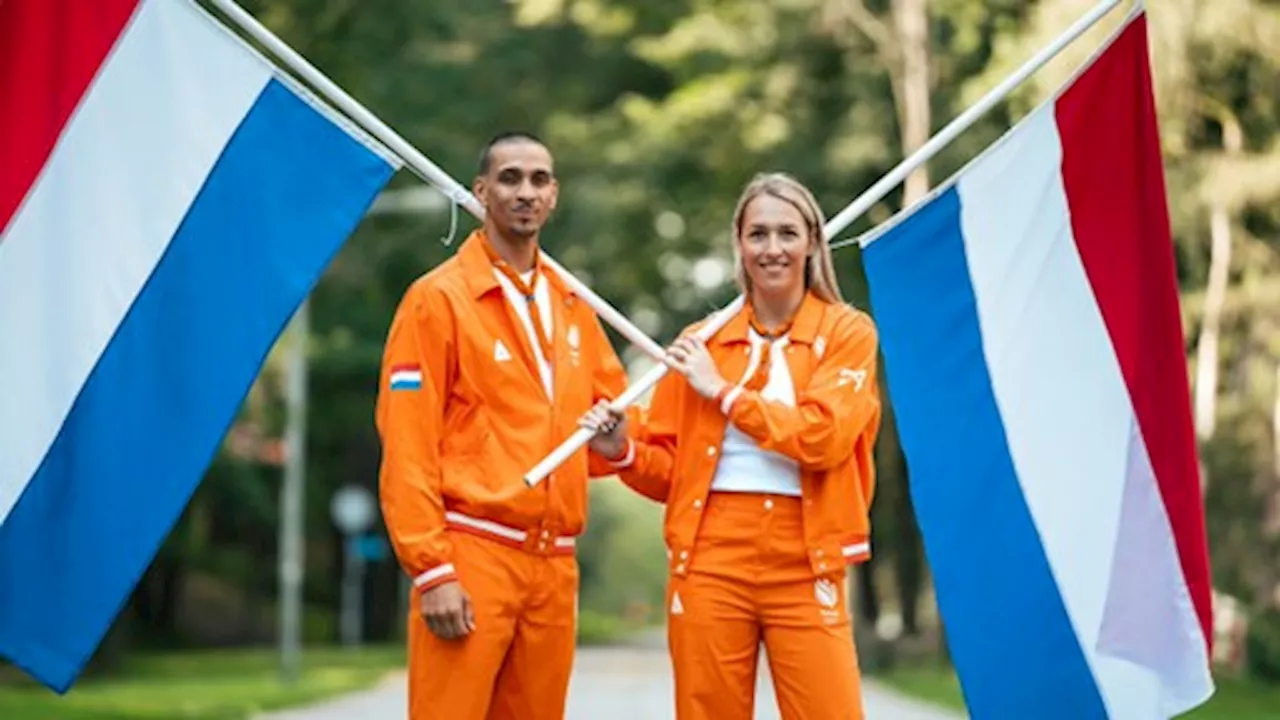 Handbalster Abbingh en basketballer De Jong Nederlandse vlaggendragers op Spelen