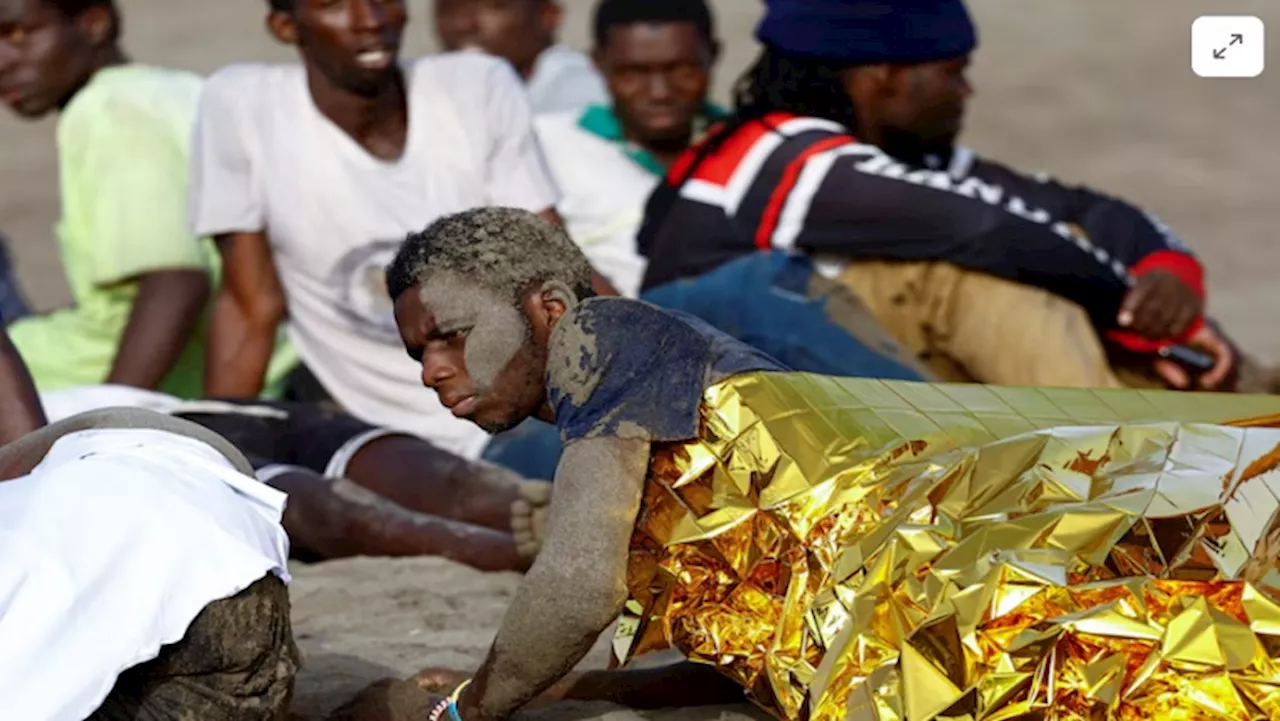 Exhausted migrants arrive on a beach in Canary Islands - SABC News - Breaking news, special reports, world,