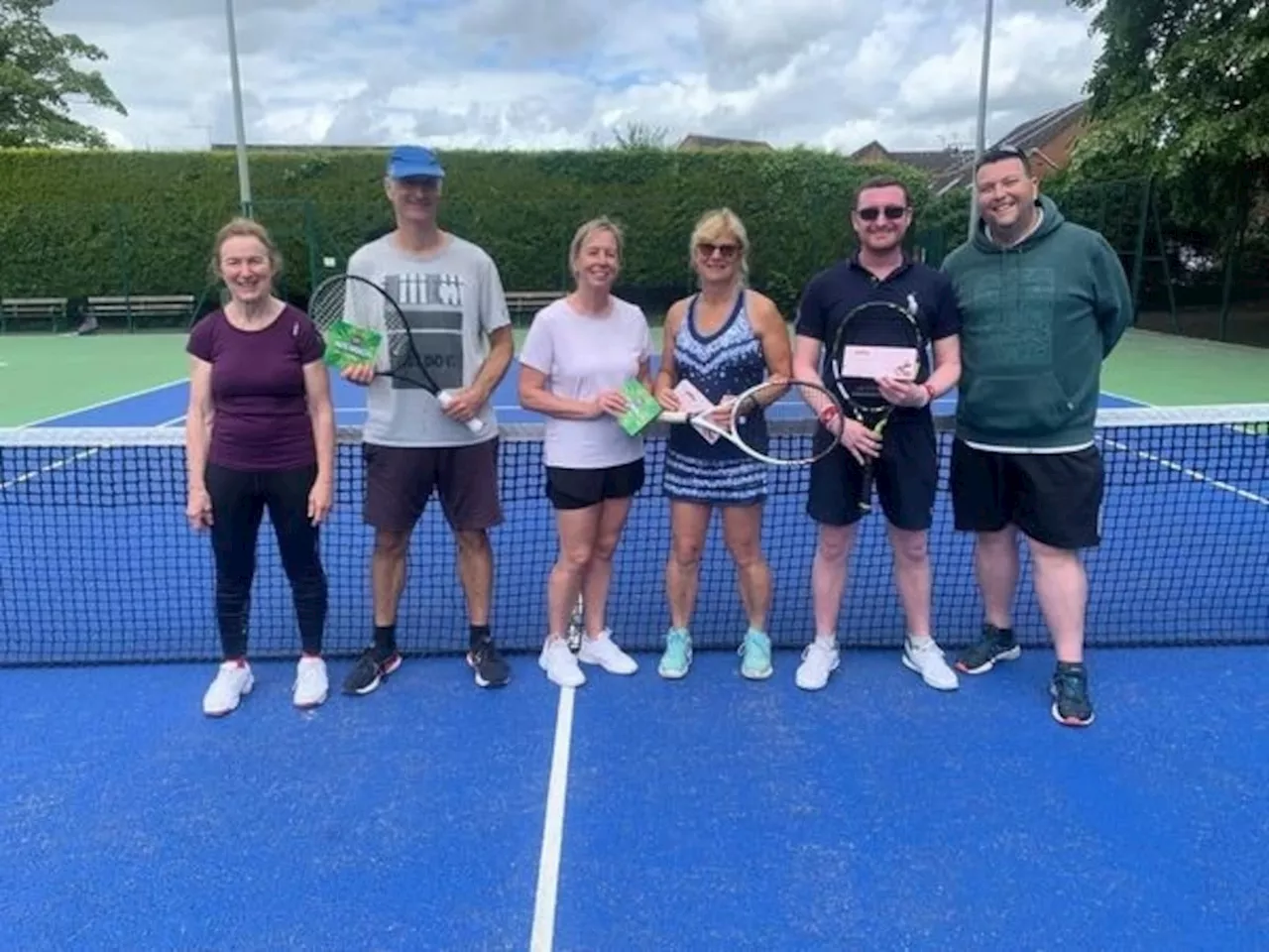 Strawberries and cream go down a treat at Newport community tennis event