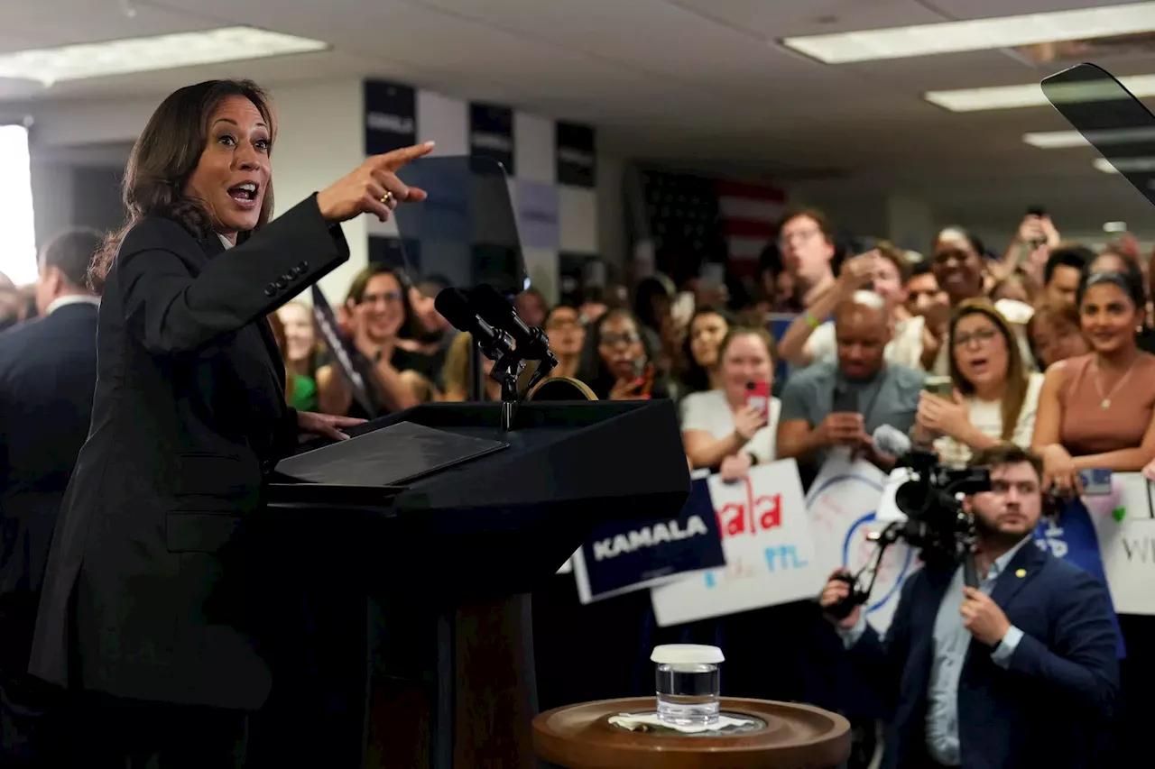 Confiante na vitória, Kamala Harris chama Donald Trump de 'predador' no discurso que abre campanha