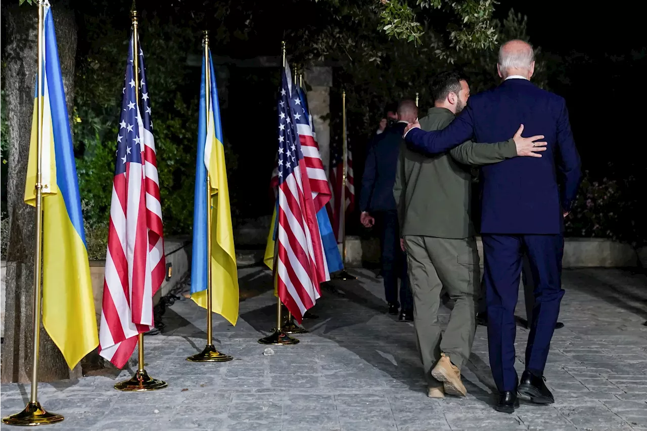 Zelensky agradece a Joe Biden pelo 'apoio inabalável à Ucrânia na luta pela liberdade'