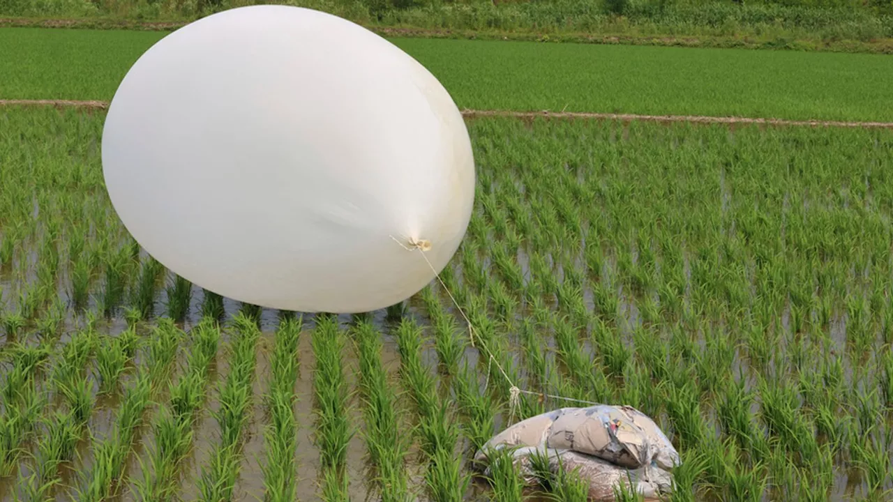 South Korea retaliates with K-pop songs after being hit by rubbish-filled balloons