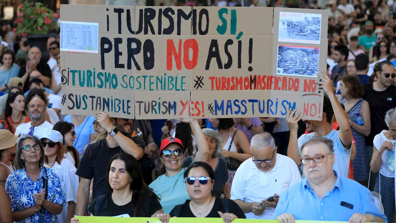 'Your paradise, our nightmare': Thousands attend anti-tourism protest in Majorca