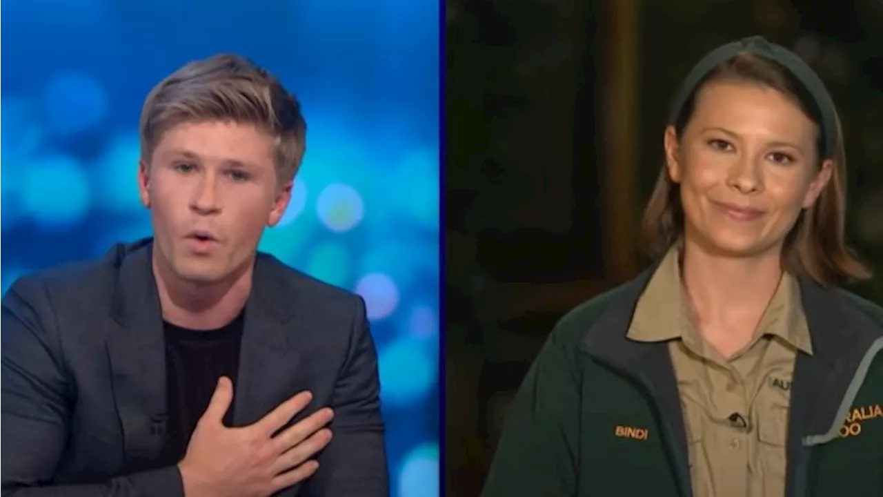 ‘Nothing will top this level of cringe’: Bindi and Robert Irwin’s TV appearance mocked