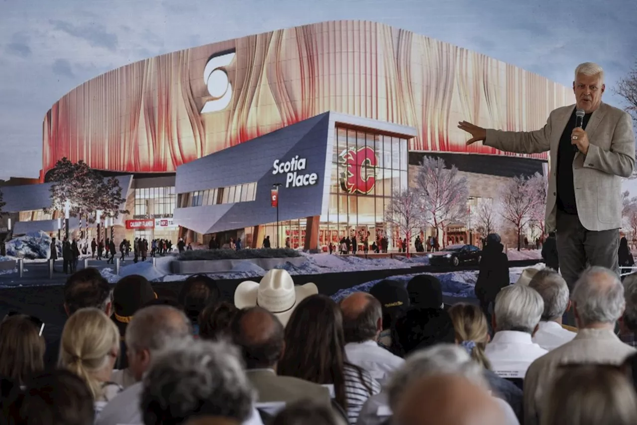 Shovels in the ground as work begins on new $800-million arena for Calgary Flames