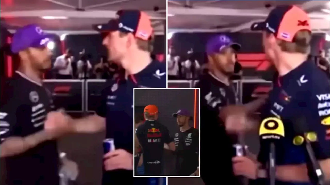 Fans have only just spotted what Max Verstappen told Lewis Hamilton moments after controversial collision