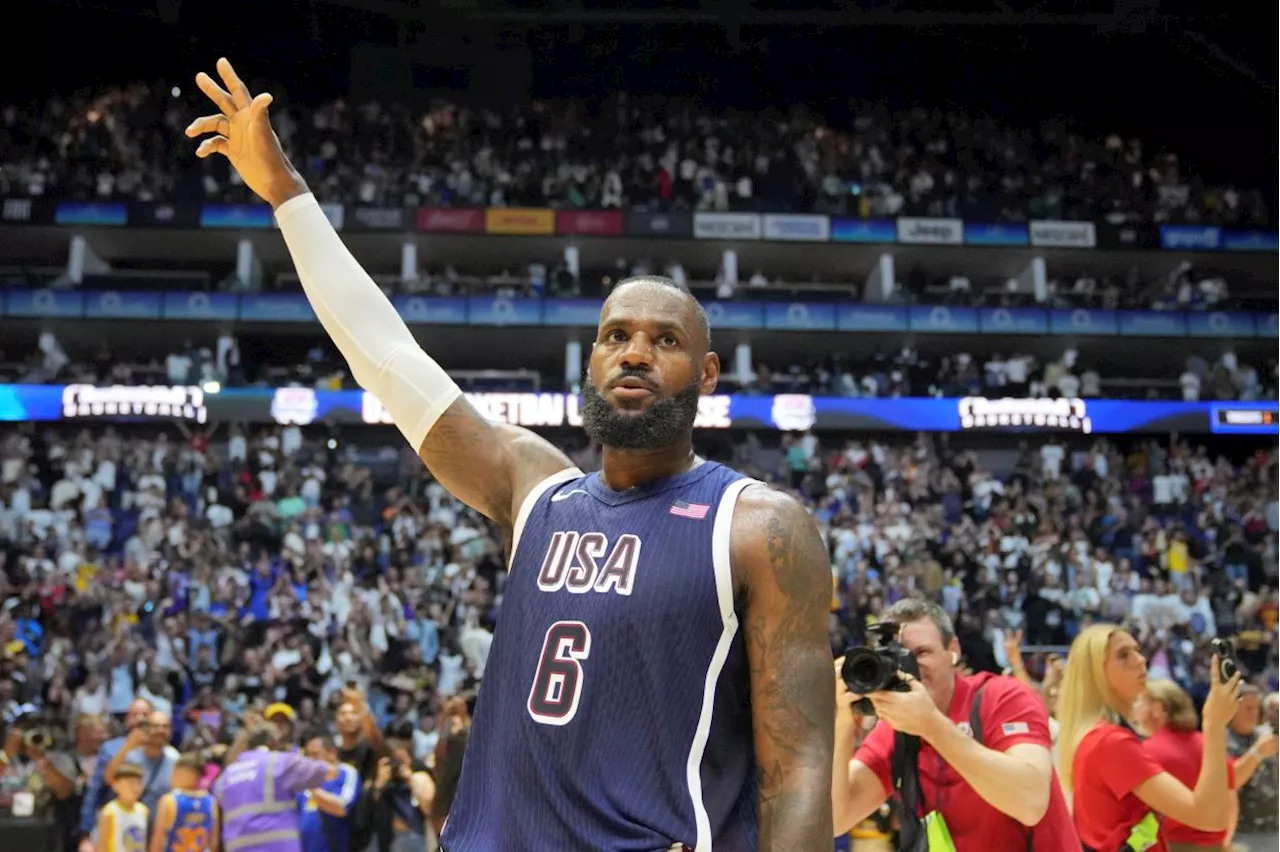 Basketball megastar LeBron James selected as Team USA male flagbearer for Paris Olympics opening ceremony