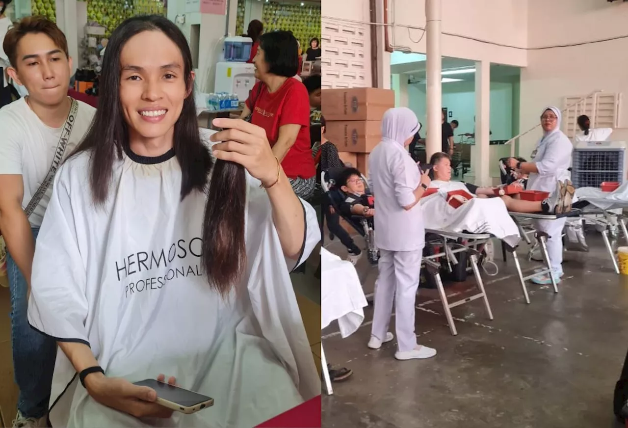 Hair and blood donation campaign in Melaka a boon to patients in need