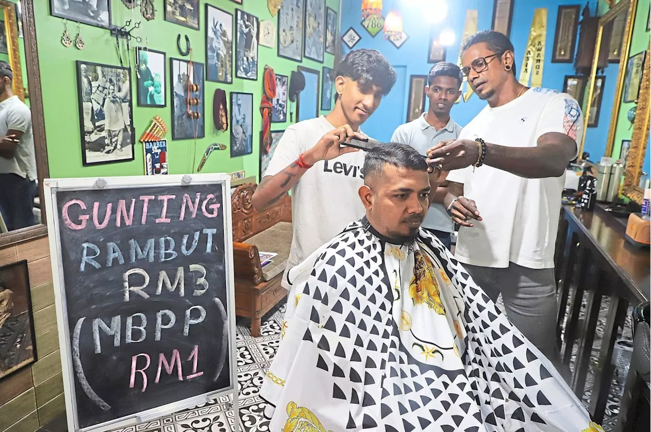 Penang barber a cut above the rest