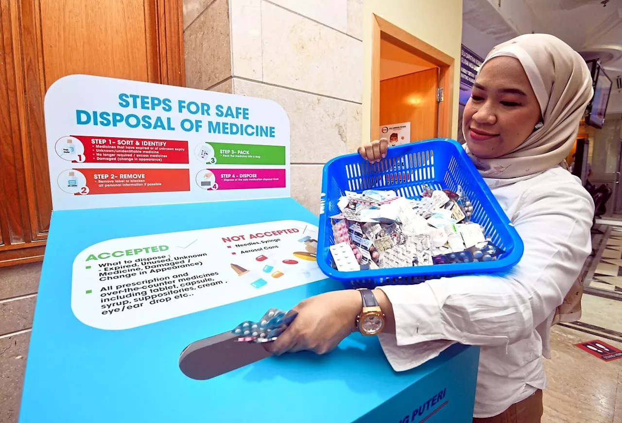 There's a right way to dispose unused medicines and it's not in the dustbin