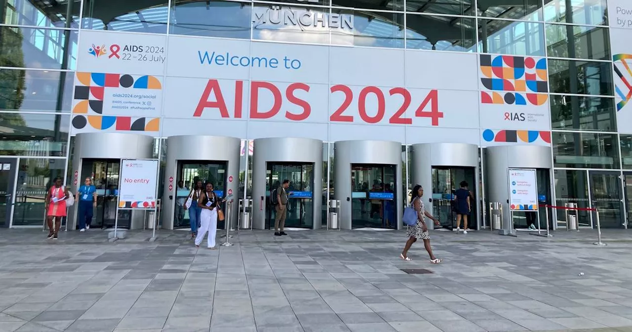 Aids-Konferenz in München - Eröffnung mit Scholz