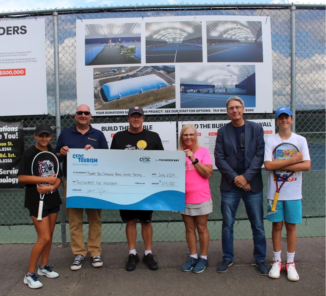 Tennis centre project gets over $200K from Tourism Development Fund