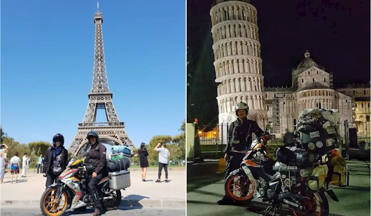 Malaysian Couple Journeys To Paris For 2024 Olympics On “Kapcai” Modified Using Made In Malaysia Parts