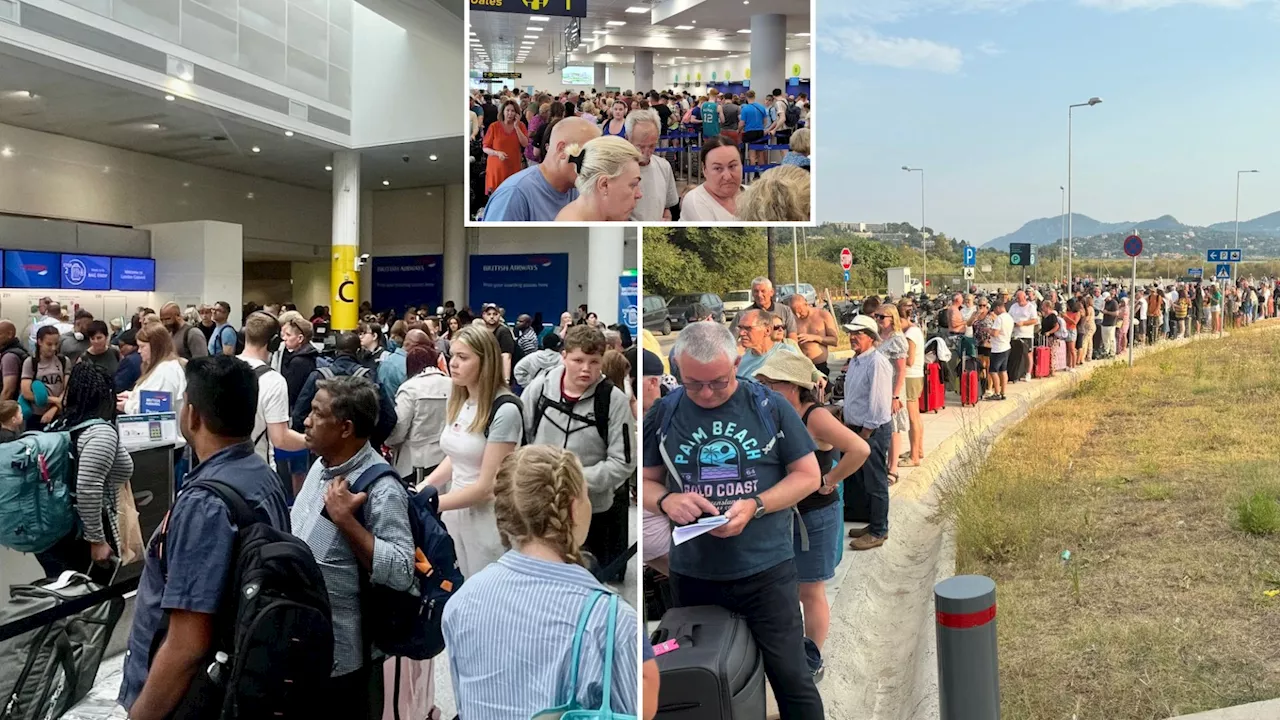 Britain STILL reeling from Microsoft outage chaos as MORE flights cancelled & travellers stuck in airports...