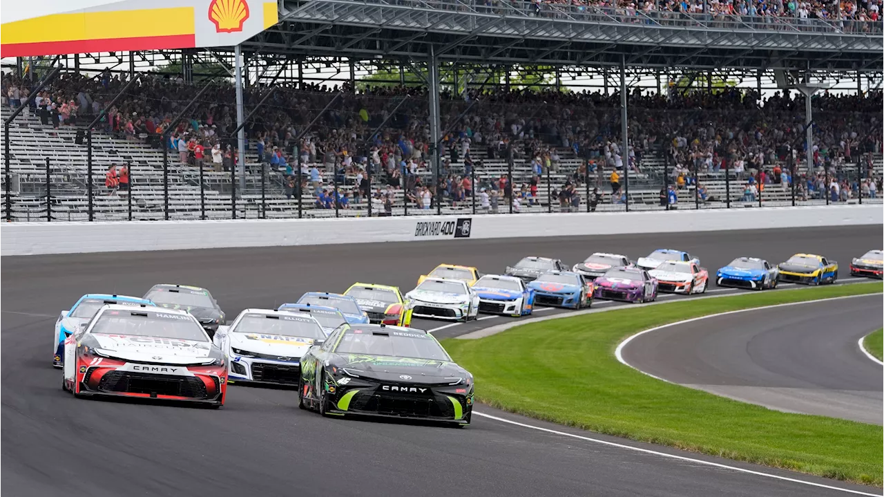 NASCAR's restart rules questioned after Larson takes advantage of unusual Brickyard 400 finish