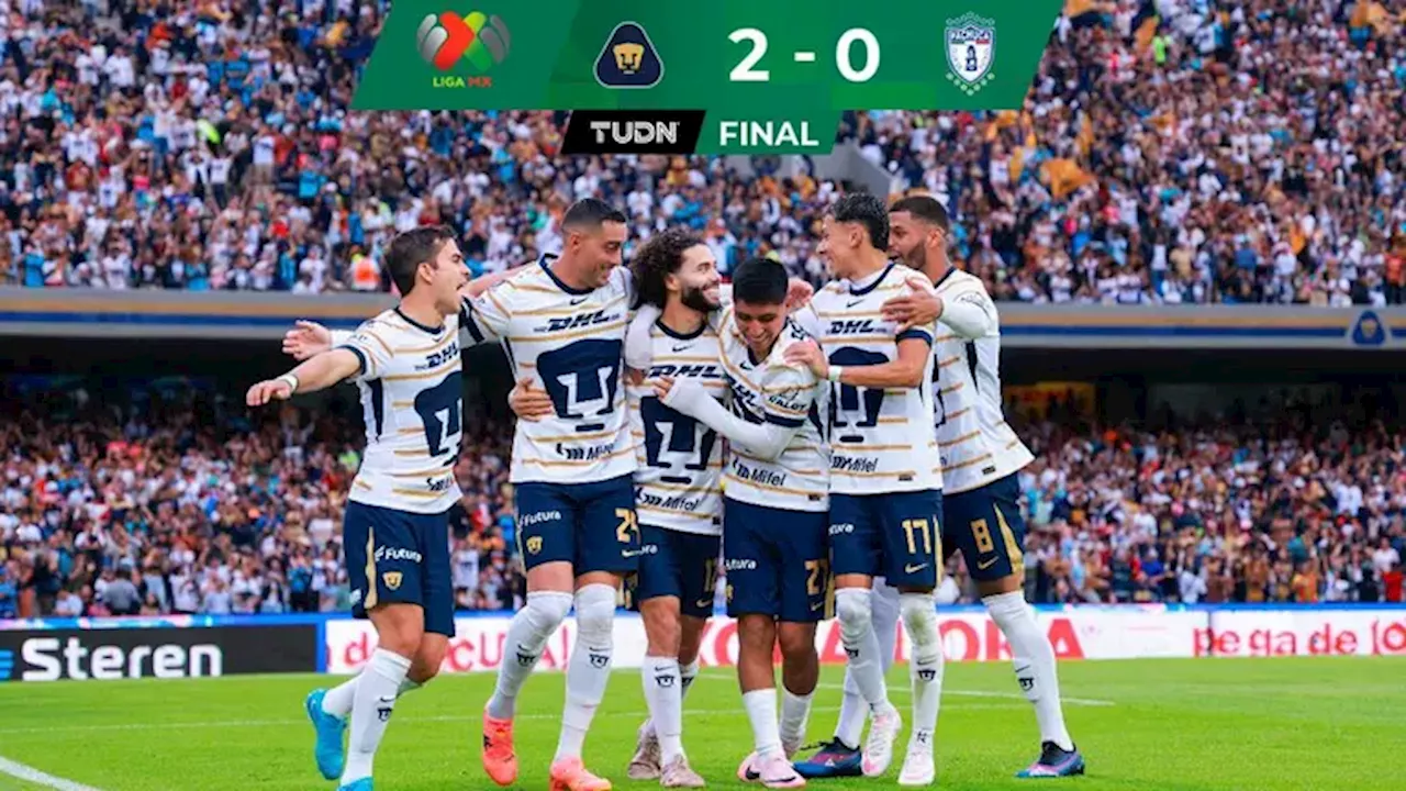 Pumas vs. Pachuca: Goles, video y resultado del partido de Liga MX